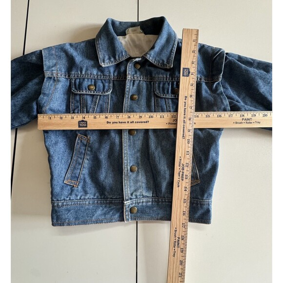 Vintage London Fog TURBO Jean Jacket Boys Girls Kids Size‎ Large / 7 - Picture 7 of 15